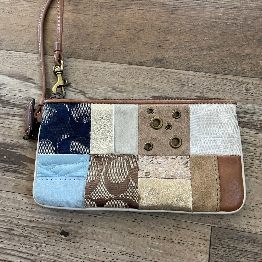Coach Patchwork Wristlet - image 2
